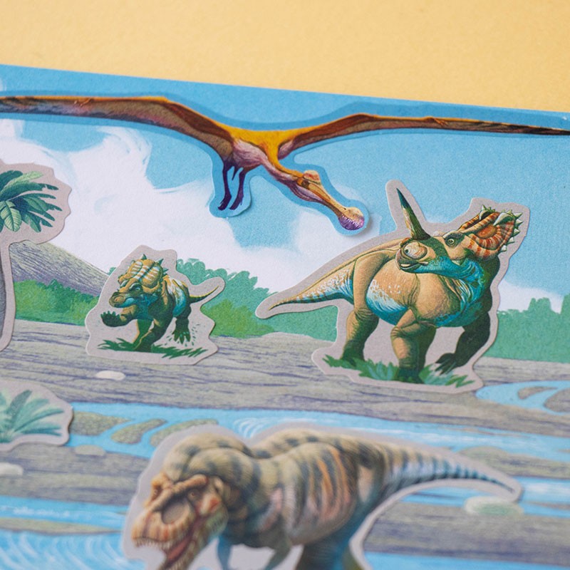 <p>Creative activity with stickers</p>